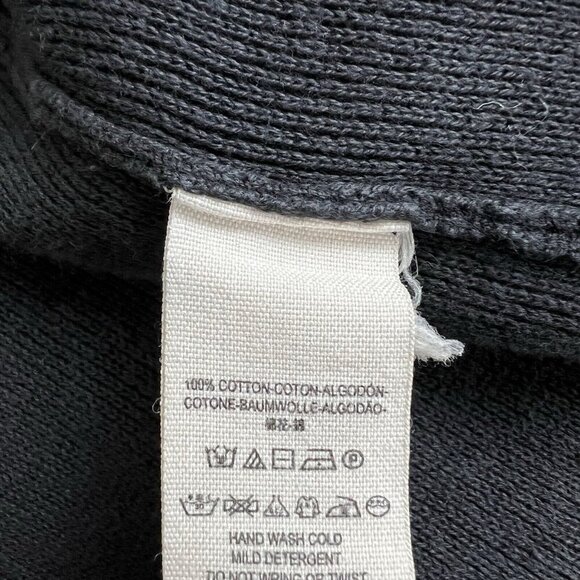 Free People Military Jacket Washed Black Gray Cotton Epaulets Buttons Size Small - Picture 9 of 12